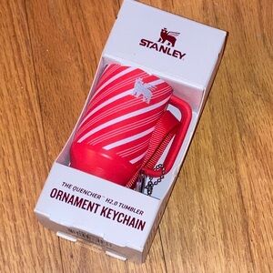 Stanley The Quencher Decorative Ornament Keychain Removable Lid New